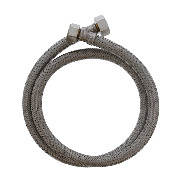 Jones Stephens 1/2in. Compression x 1/2in. FIP x 36in Braided Stainless Steel Faucet Connector S04210 - main
